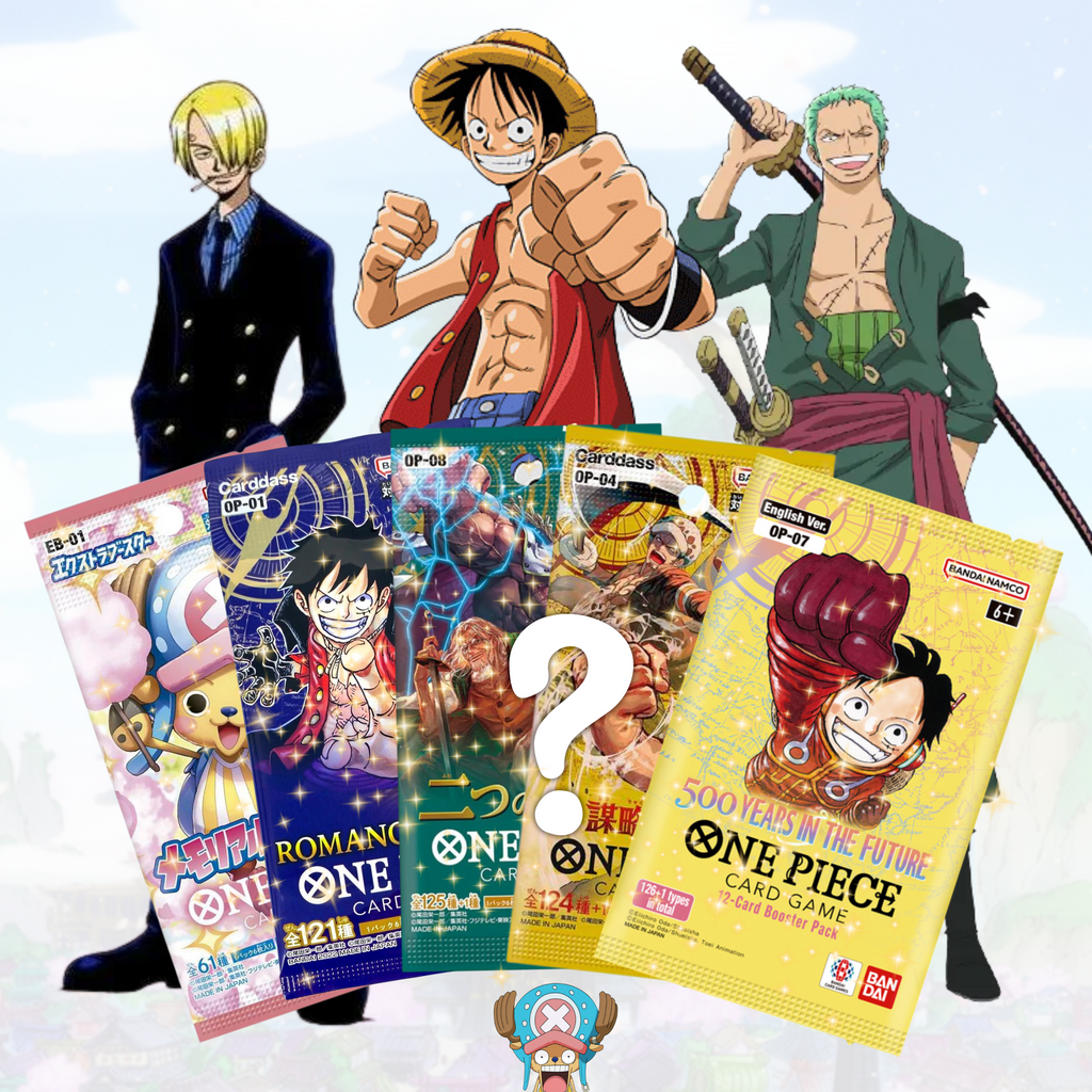 3 Boosters One Piece aléatoires (japonais)