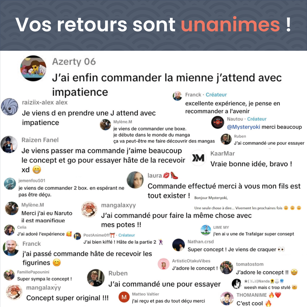 La Box Mystère Mensuelle (Figurine Manga) ㊙️