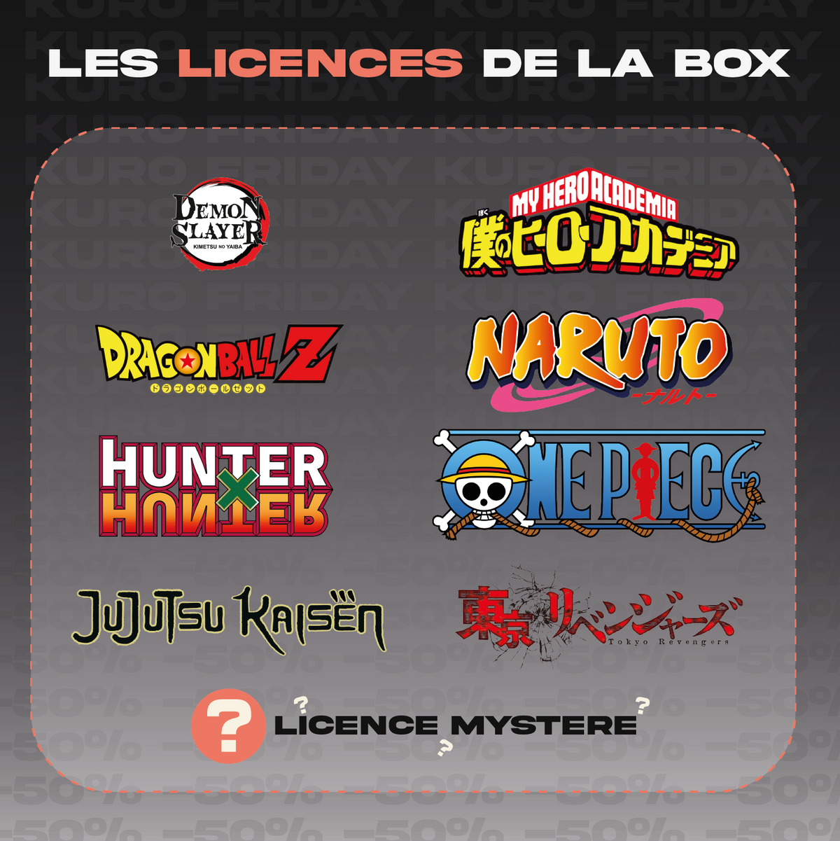 Le Pack Spécial Kuro Friday (Box Mystère) 🌒
